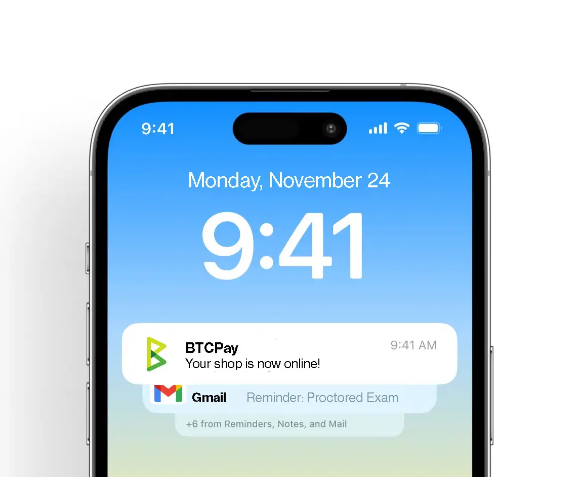 Mobile phone notifications from the Bitcoin Innovation Hub