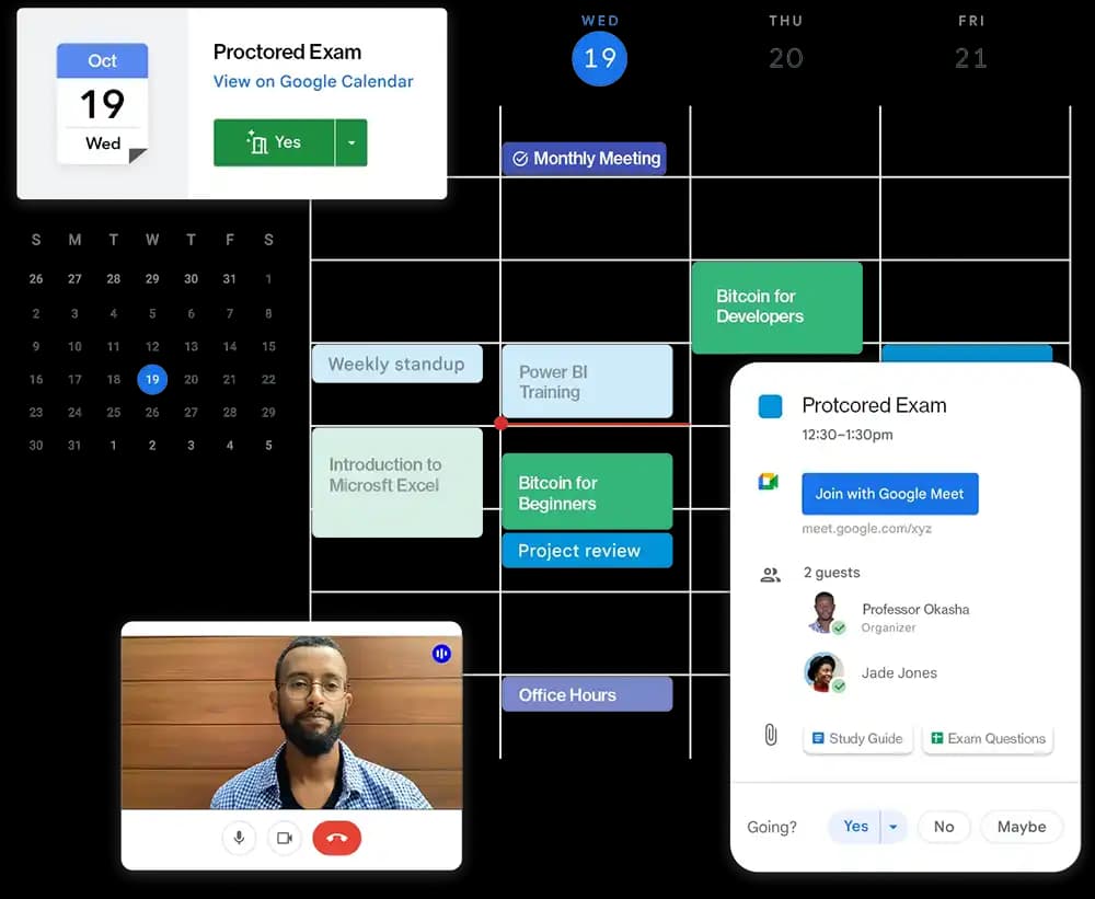 Bitcoin Innovation Hub learning management system on laptop and phone