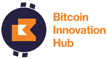 Bitcoin Innovation Hub small blue and orange logo